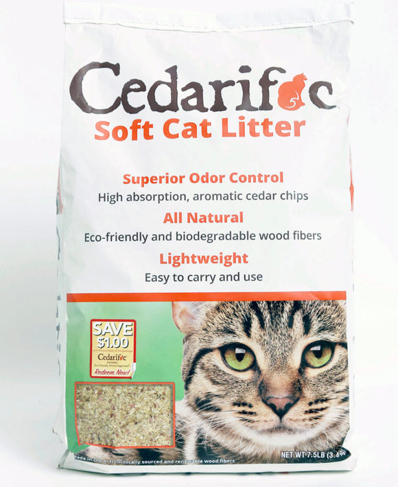 Cedarific All Natural Cat Litter (50 Liter)