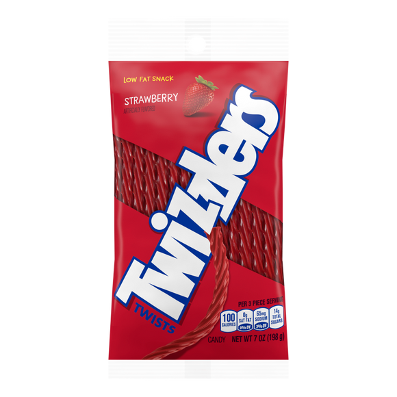 TWIZZLERS Twists Strawberry Flavored Candy (7 Ounce)
