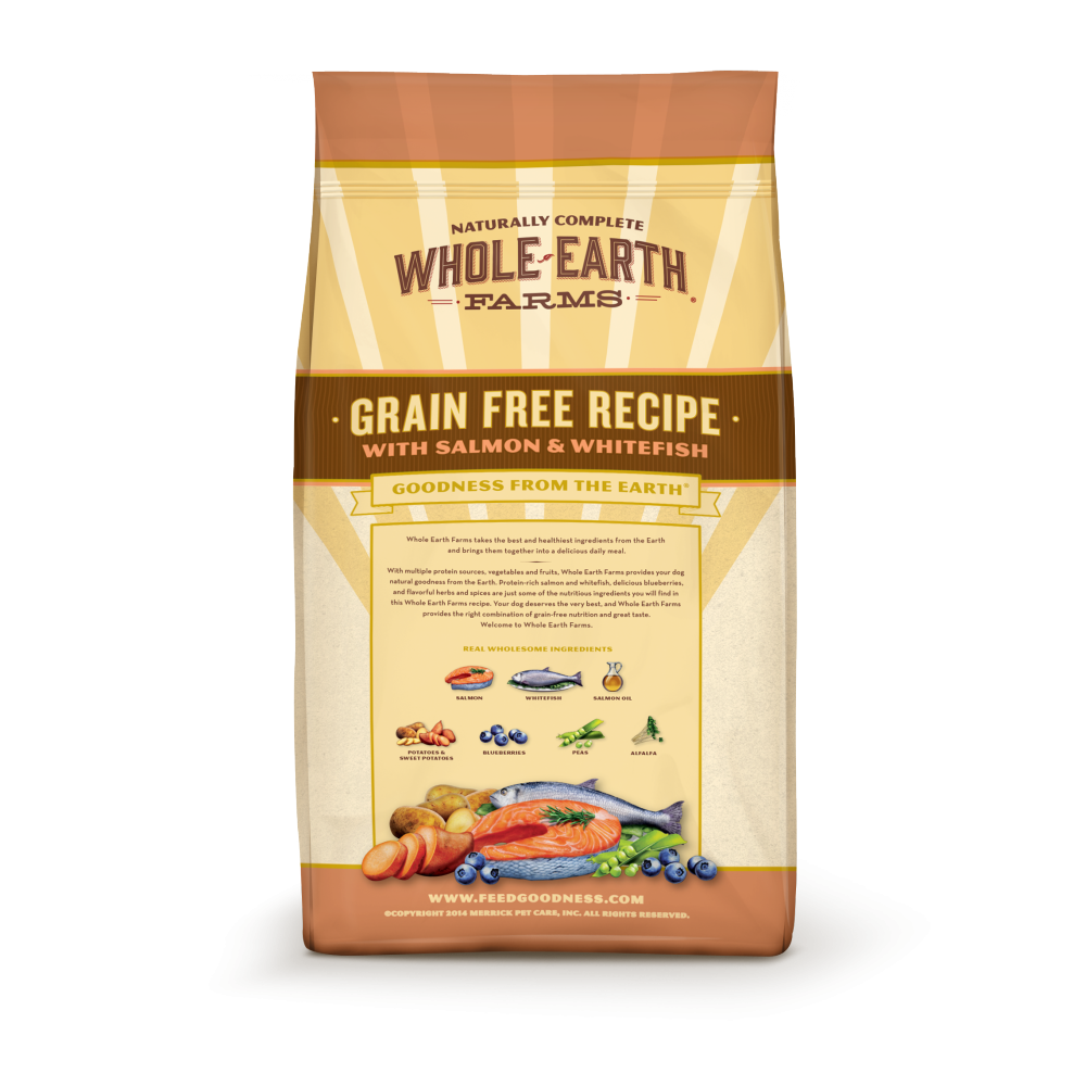 Whole Earth Farms Grain Free Recipe Salmon and Whitefish Dry Dog