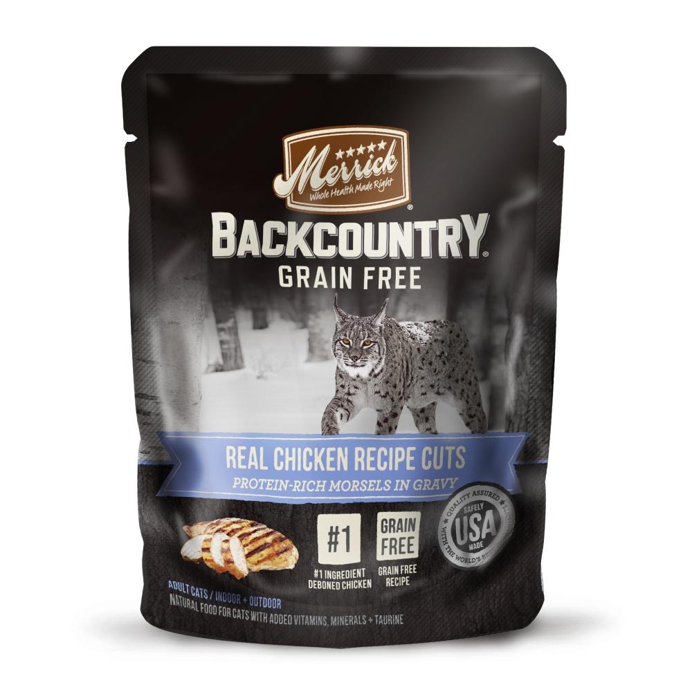 Merrick Backcountry Grain Free Real Chicken Cuts Recipe Cat Food