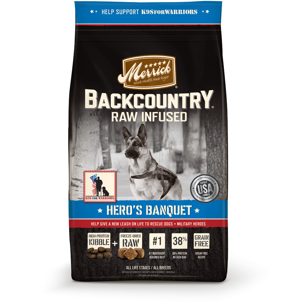 Merrick Backcountry Grain Free Hero s Banquet Dry Dog Food