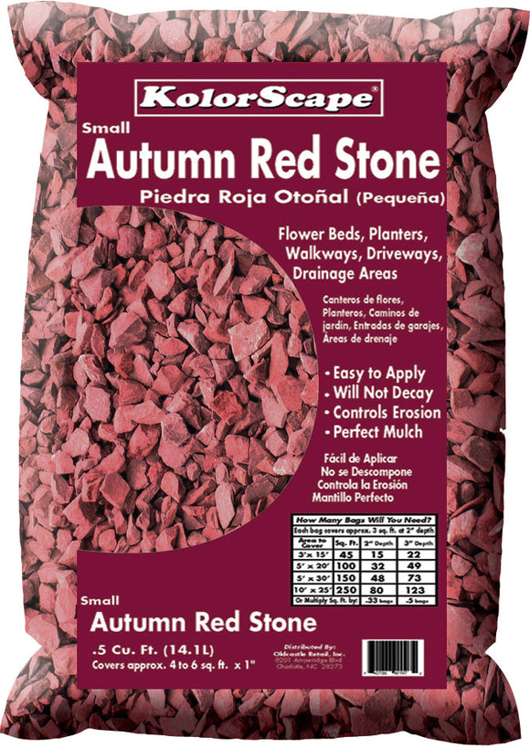 KolorScape Small Autumn Red Stone