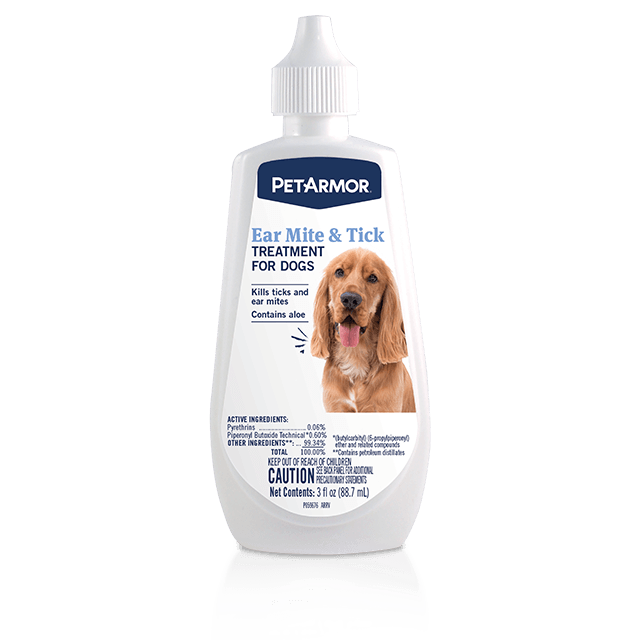 PetArmor Ear Mite and Tick Treatment for Dogs