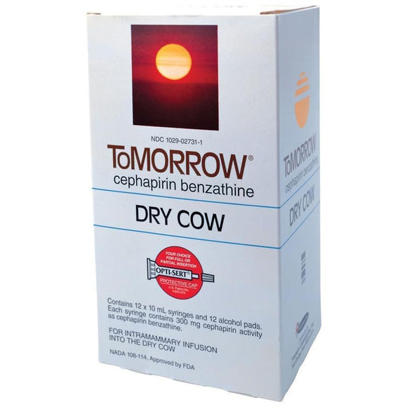 TOMORROW CEPHAPIRIN BENZATHINE FOR DRY COWS (12 X 10ML)