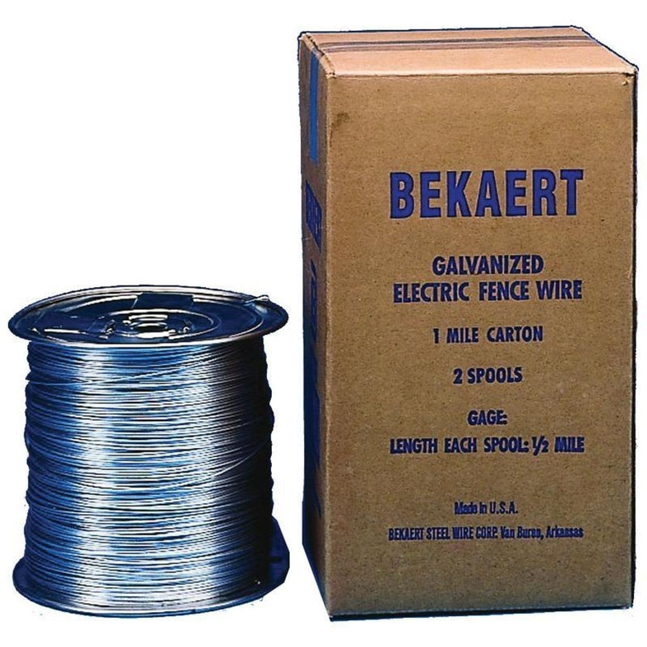 Bekaert Electric Fence Wire, 17 Gauge, 1/2-Mile (2640 Ft.)