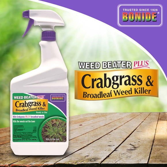Weed Beater® Plus Crabgrass & Broadleaf Weed Killer RTU (128 Oz)