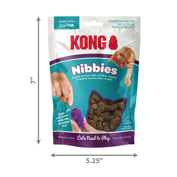 KONG Cat Nibbies Whitefish Cat Treats