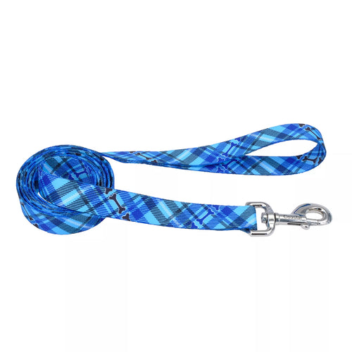 Coastal Pet Products Styles Dog Leash Plaid Bone 5/8 in. x 6 ft.