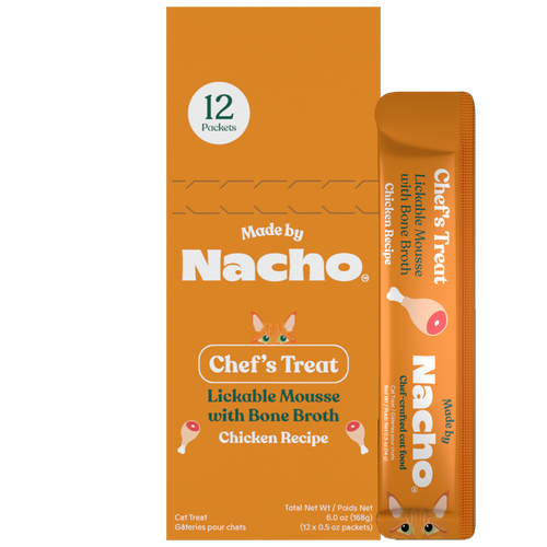 Made By Nacho Lickable Mousse with Bone Broth Chicken Recipe Cat Treats