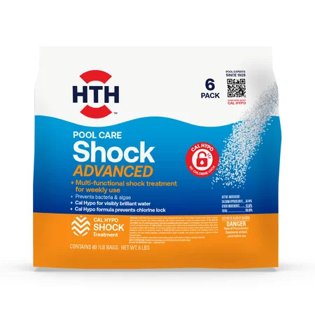 HTH® Pool Care Shock Advanced 6 pack x 1 lb.