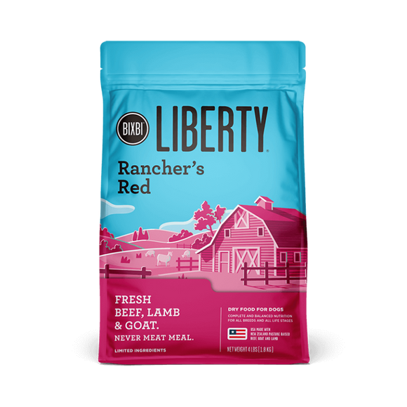 BIXBI Pet Liberty® Dry Food for Dogs – Rancher’s Red (22 lb)