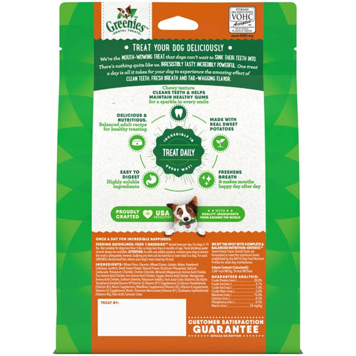 Greenies Sweet Potato Flavored Teenie Dental Treats (12 oz - 43 Count)