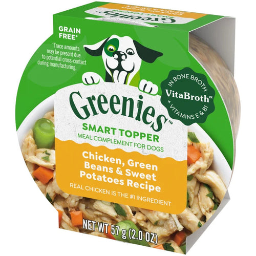 Greenies Smart Topper Wet Mix-In for Dogs, Chicken, Green Beans & Sweet Potatoes Recipe (2 oz)