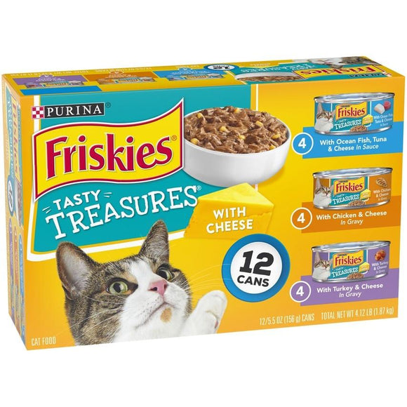 Friskies Tasty Treasures Variety Pack Canned Cat Food