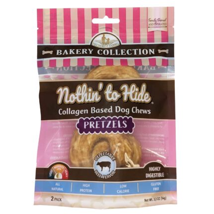 Nothin’ To Hide Bakery Medium Pretzel Beef Dog Treat