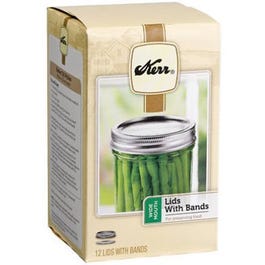 Wide-Mouth Canning Jar Caps, 12-Pk