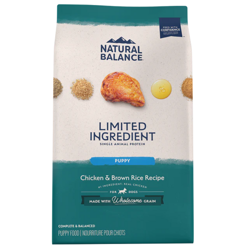 Natural Balance Limited Ingredient Diet Chicken & Brown Rice Puppy Recipe Dry Dog Food