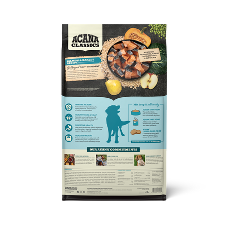 ACANA Classics Salmon and Barley Recipe Dry Dog Food Danbury CT New Milford CT Agriventures Agway Pickup Delivery