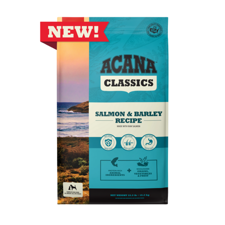 ACANA Classics Salmon and Barley Recipe Dry Dog Food Danbury CT New Milford CT Agriventures Agway Pickup Delivery