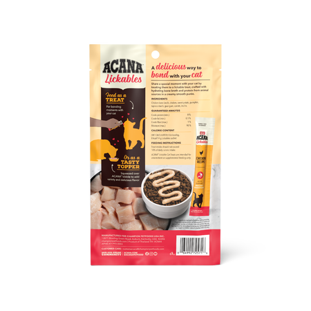 ACANA Lickables Chicken Recipe Cat Treats