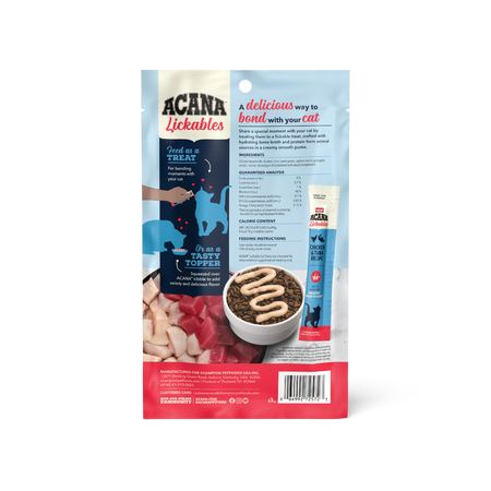 ACANA Lickables Chicken & Tuna Recipe Cat Treats