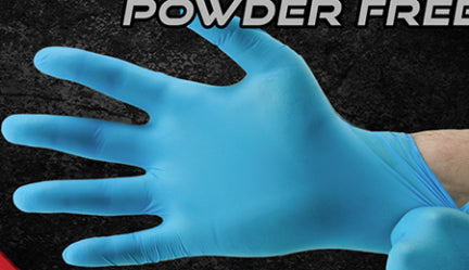 NITRILE GLOVE 100 CT 4 MIL LG BLUE