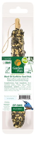 A&E Cage Black Oil Sunflower Wild Bird Seed Stick