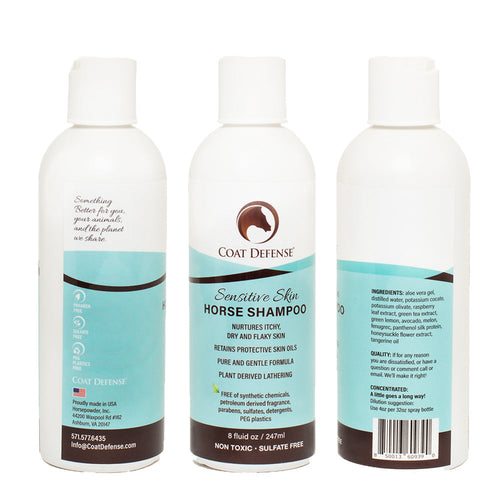 Coat Defense Sensitive Skin Horse Shampoo (8 oz)