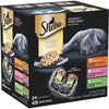 Sheba Perfect Portions Cuts in Gravy Adult Roasted Chicken/Salmon/Tender Turkey Wet Cat Food (24-Pack)