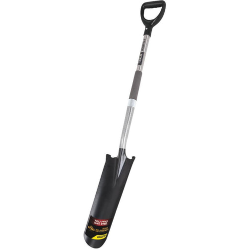 Truper Tru Pro Max Steel 32 In. D-Handle Drain Spade