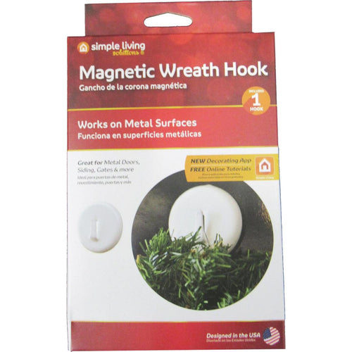 Simple Living Solutions 2 In. Magnetic Plastic Wreath Hanger