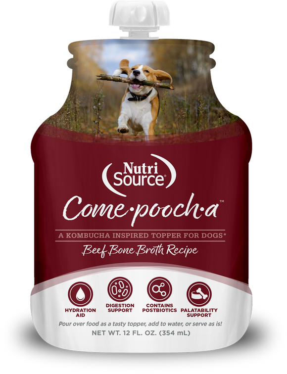NutriSource Come Pooch-A Broth Beef Recipe Dog Food (12 oz)