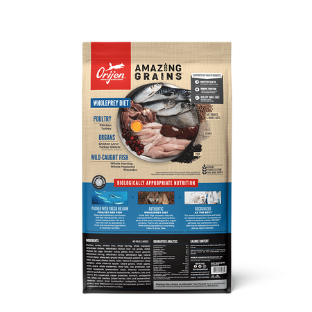 ORIJEN Amazing Grains Original High Protein Dry Dog Food