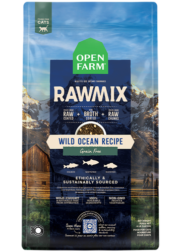 Open Farm Wild Ocean Grain-Free RawMix for Cats (2.25 Lbs)