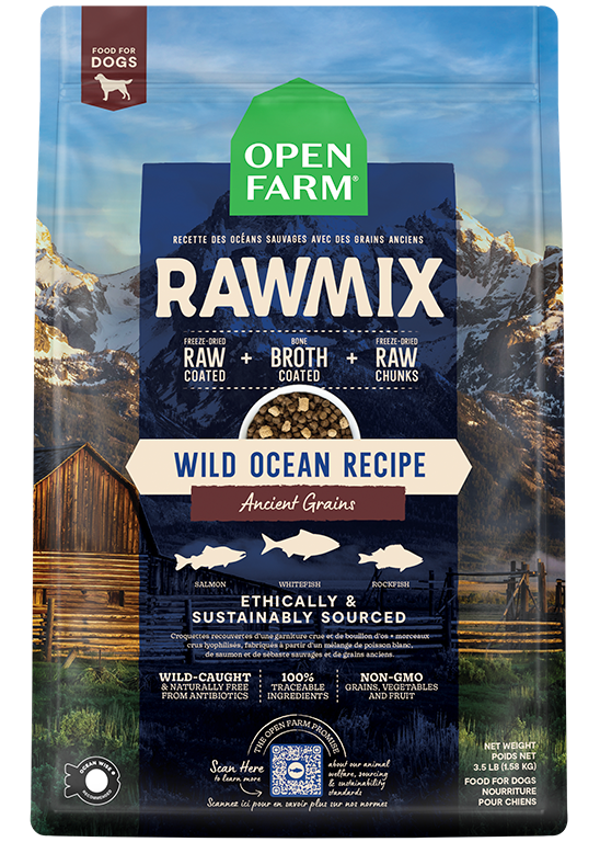 Open Farm Wild Ocean Ancient Grains RawMix for Dogs