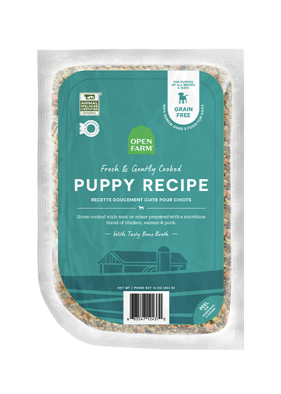 Open Farm Puppy Gently Cooked Recipe Frozen Dog Food (16 Oz)