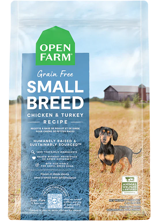 Open Farm Small Breed Grain-Free Dry Dog Food (4 lbs bag)