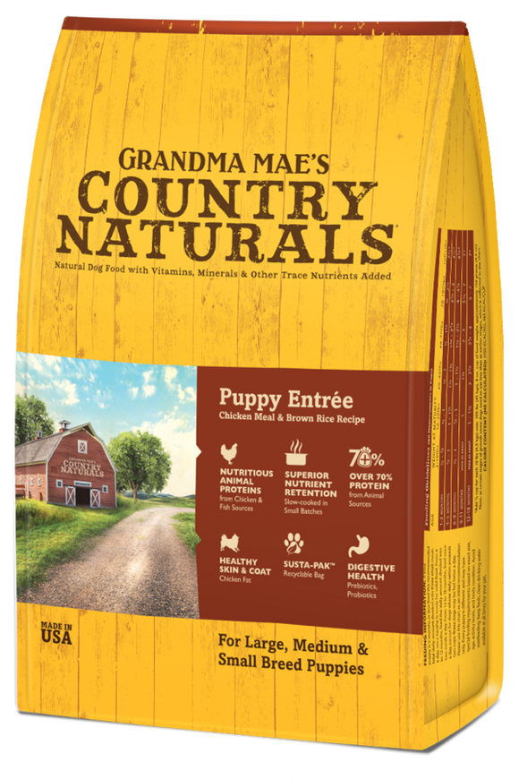 Grandma Mae's Country Naturals Puppy Entrée Dog Food (4 lb)