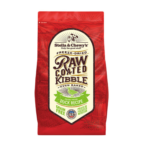 Stella & Chewy's Cage-Free Duck Raw Coated Kibble (22 lb)