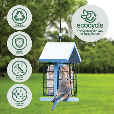 Nature's Way EcoCycle™ Suet Snacker Recycled Plastic Bird Feeder