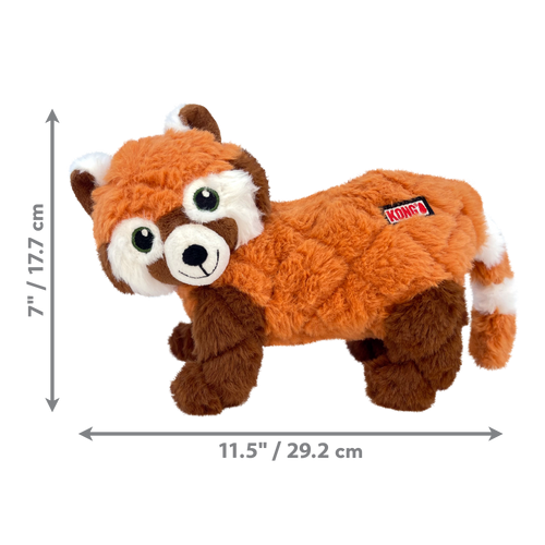 KONG Scampers Red Panda Dog Toy (Medium)