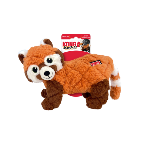 KONG Scampers Red Panda Dog Toy (Medium)