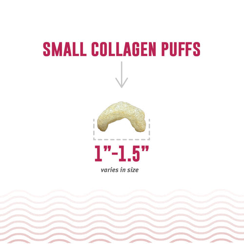 Icelandic+™ Beef Collagen Puffs with Cod Skin Treats for Small Dogs