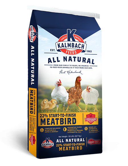 22% Start-To-Finish Meatbird Feed (50 Lb.)