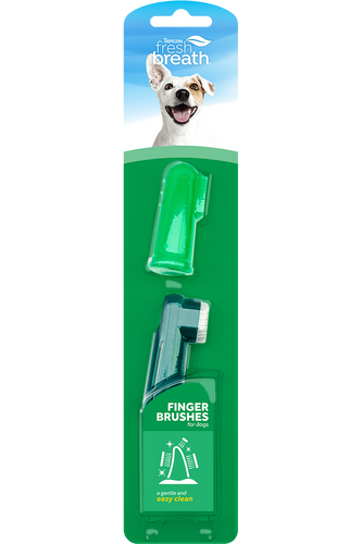 TropiClean Fresh Breath Finger Brushes for Pets (2 Pack)