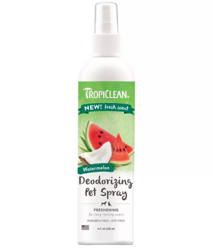 TropiClean Watermelon Deodorizing Pet Spray (8 oz)