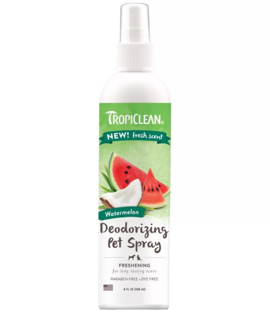 TropiClean Watermelon Deodorizing Pet Spray (8 oz)