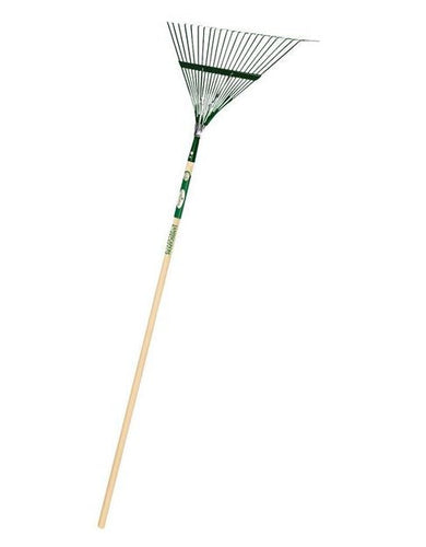 Landscapers Select Lawn/leaf Rake Steel Tine Wood Handle (54 L Handle 22 Tines)