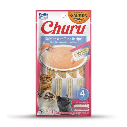 Inaba Churu Salmon with Tuna Recipe Cat Treat