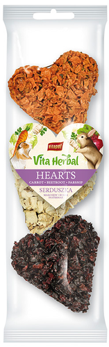 VitaPol Vita Herbal Hearts Veggie Fruit Mix (0.3oz 10H x 3W x 1D - Mix 3 pk)